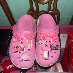 Barbie Pink Kids Sandals with Fun Charms